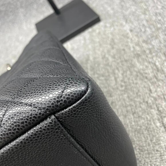 100% Authentic CHANEL GST Black Caviar Tote Bag - Picture 8 of 15